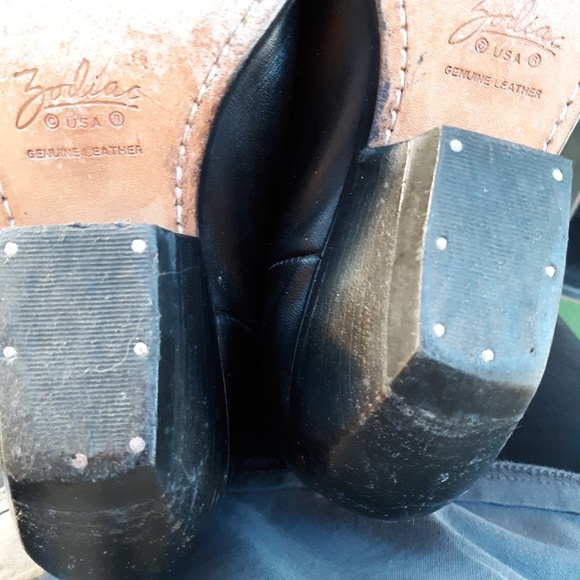 Unique Zodiac Cowboy/girl Leather Boots. - Picture 5 of 8